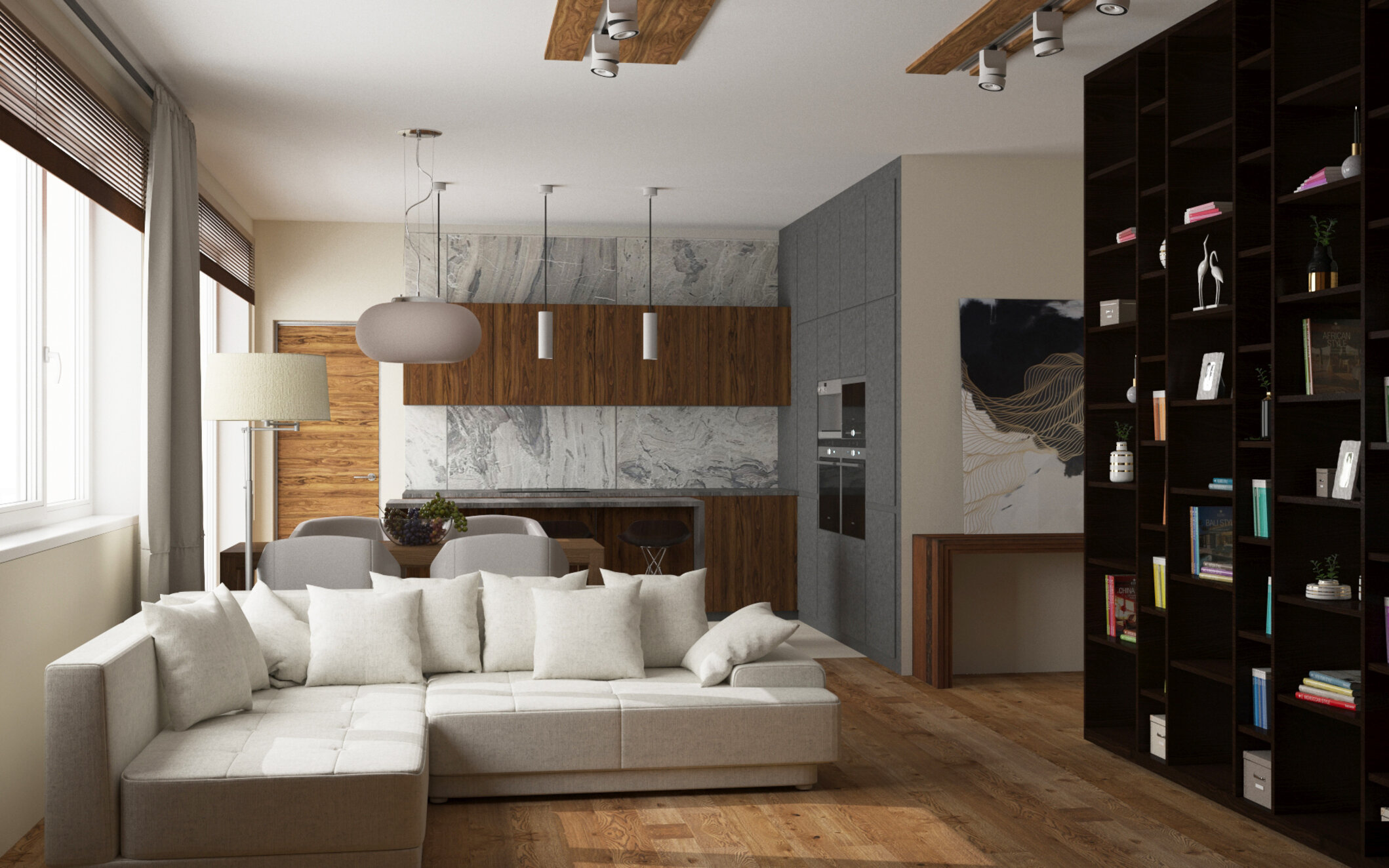 Дизайн проект квартиры. Реализован 2018 год.