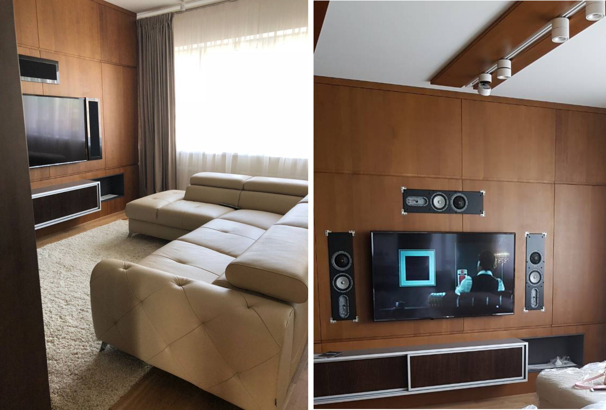 Проект квартиры гостиная вид 4