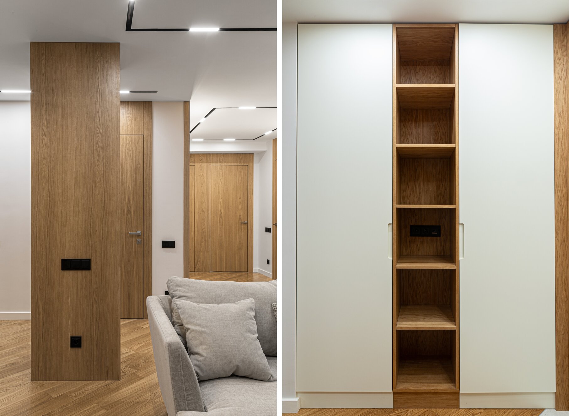 Проект квартиры гостиная вид 5