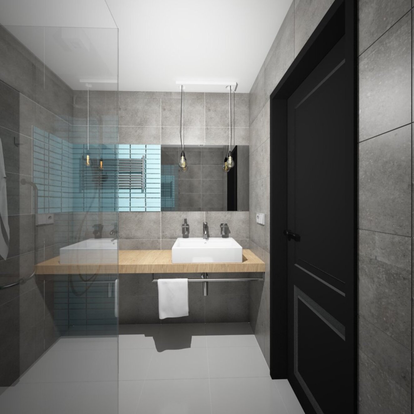 Проект гостиницы в п.п. Гудогай ванная