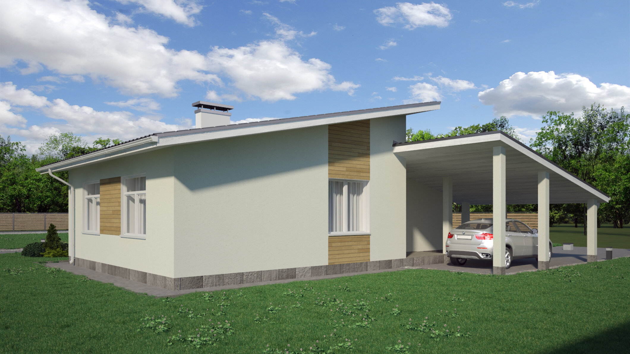 Загородный  дом