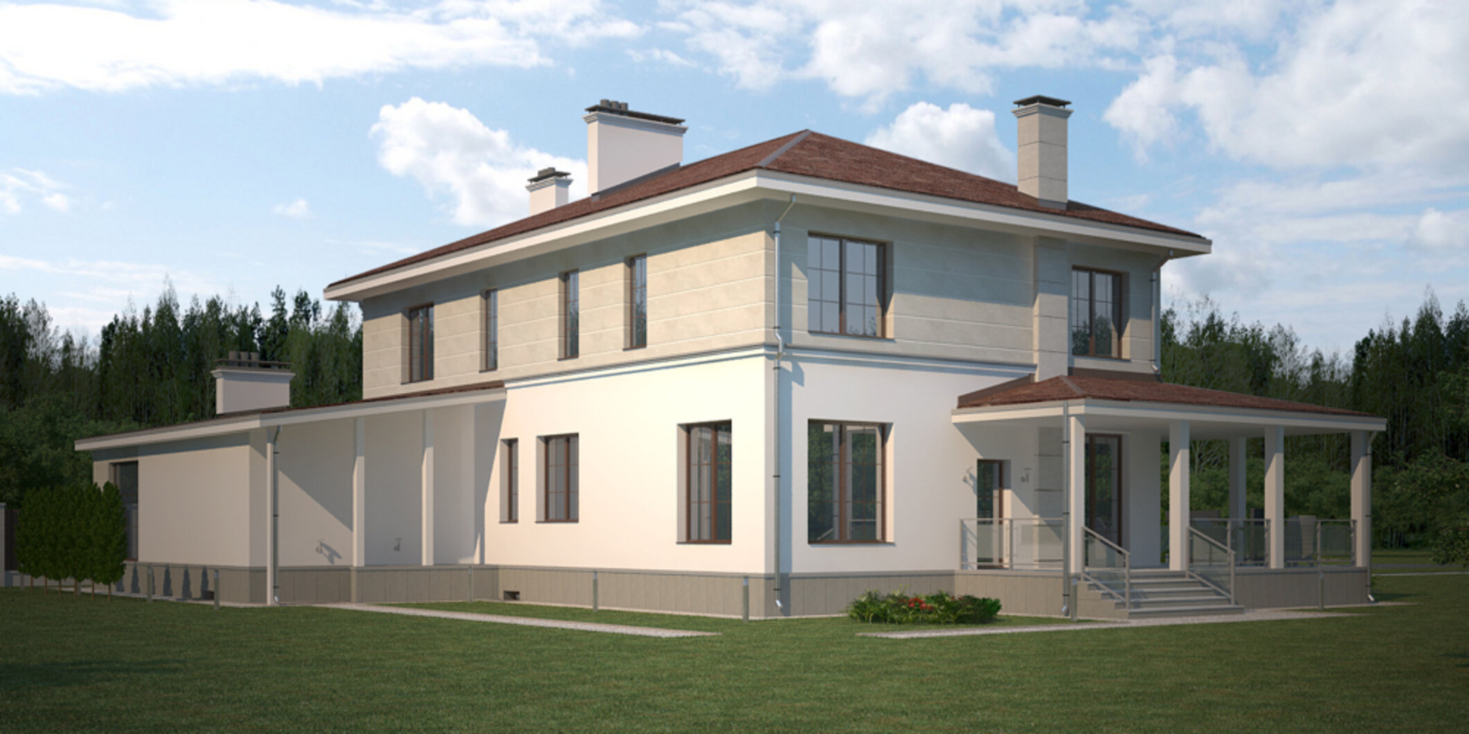 Двухэтажный дом