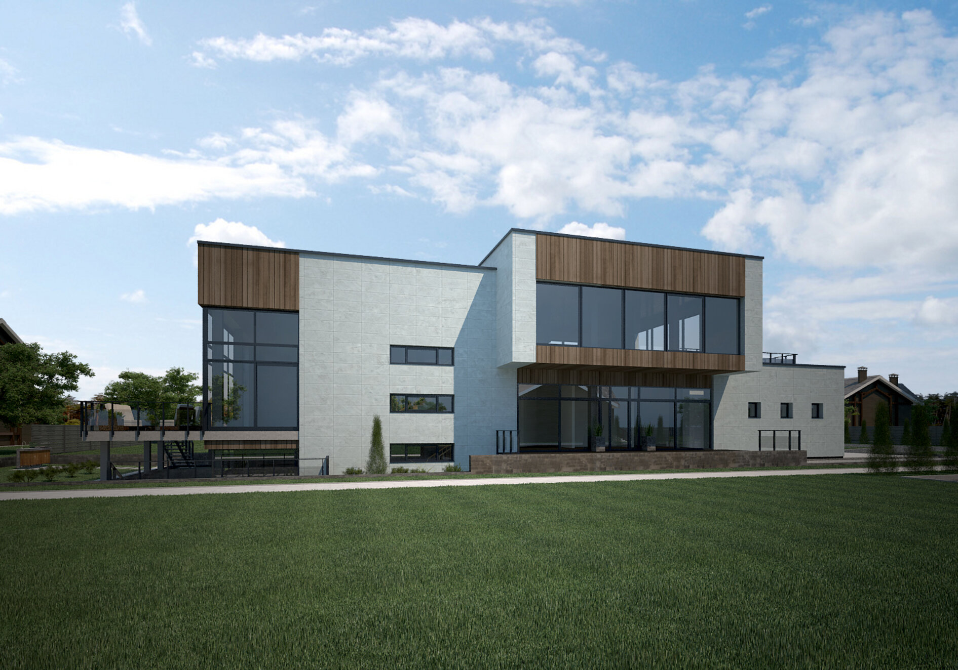 Современный городской дом для молодой семьи